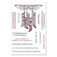 LDRS Creative - Clear Photopolymer Stamps - The Stockings Were Hung