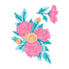 LDRS Creative - Layering Stencils - Joyful Blooms