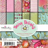 LDRS Creative - Polkadoodles Collection - 6 x 6 Paper Pad - Daisy Delights