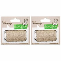 Lawn Fawn - Lawn Trimmings - Hemp Cord Spool - Natural - 2 Pack Set