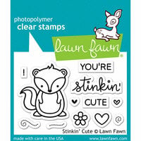 Lawn Fawn - Clear Photopolymer Stamps - Stinkin' Cute