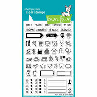 Lawn Fawn - Clear Photopolymer Stamps - Plan On It