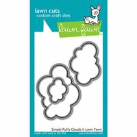 Lawn Fawn - Lawn Cuts - Dies - Simple Puffy Clouds