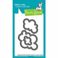 Lawn Fawn - Lawn Cuts - Dies - Simple Puffy Cloud Frames