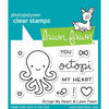 Lawn Fawn - Clear Photopolymer Stamps - Octopi My Heart
