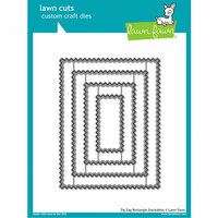 Lawn Fawn - Lawn Cuts - Dies - Zig Zag Rectangle Stackables