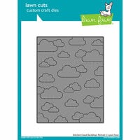 Lawn Fawn - Lawn Cuts - Dies - Stitched Cloud Backdrop - Portrait