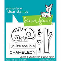 Lawn Fawn - Clear Photopolymer Stamps - One in a Chameleon