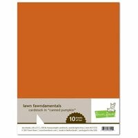 Lawn Fawn - 8.5 x 11 Cardstock - Canned Pumpkin - 10 Pack