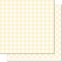 Lawn Fawn - Gotta Have Gingham Collection - 12 x 12 Double Sided Paper - Daisy