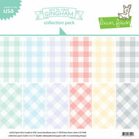 Lawn Fawn - Gotta Have Gingham Collection - 12 x 12 Collection Pack