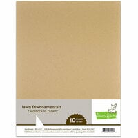 Lawn Fawn - 8.5 x 11 Cardstock - Kraft - 10 Pack
