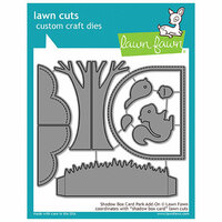 Lawn Fawn - Lawn Cuts - Dies - Shadow Box Card Park Add-On