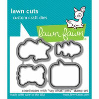 Lawn Fawn - Lawn Cuts - Dies - Say What Pets