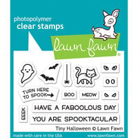 Lawn Fawn - Clear Photopolymer Stamps - Tiny Halloween