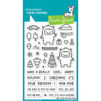 Lawn Fawn - Christmas - Clear Photopolymer Stamps - Yeti or Not