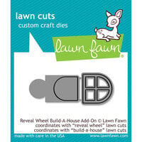 Lawn Fawn - Lawn Cuts - Dies - Reveal Wheel Build-A-House Add-On