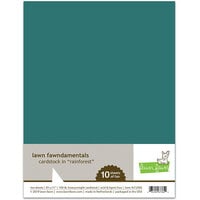 Lawn Fawn - 8.5 x 11 Cardstock - Rainforest - 10 Pack