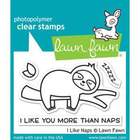 Lawn Fawn - Clear Photopolymer Stamps - I Like Naps