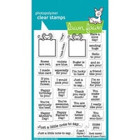 Lawn Fawn - Clear Photopolymer Stamps - Love Poems