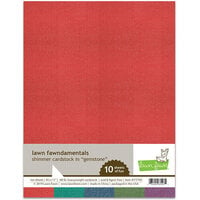 Lawn Fawn - 8.5 x 11 - Shimmer Cardstock - Gemstone - 10 Pack