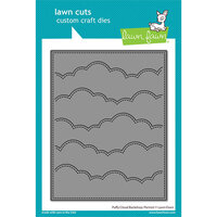 Lawn Fawn - Lawn Cuts - Dies - Puffy Cloud Backdrop - Portrait