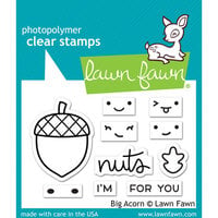 Lawn Fawn - Clear Photopolymer Stamps - Big Acorn
