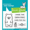 Lawn Fawn - Clear Photopolymer Stamps - Germ-Free Bear