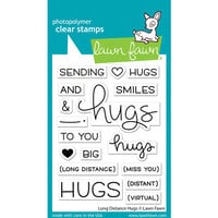 Lawn Fawn - Clear Photopolymer Stamps - Long Distance Hugs
