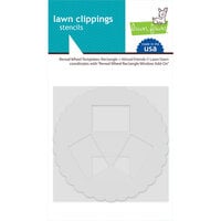 Lawn Fawn - Stencils - Reveal Wheel Template - Rectangle and Virtual Friends