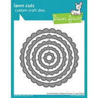 Lawn Fawn - Lawn Cuts - Dies - Just Stitching Scalloped Circles