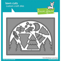 Lawn Fawn - Lawn Cuts - Dies - Forest Backdrop