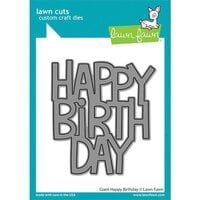 Lawn Fawn - Lawn Cuts - Dies - Giant Happy Birthday