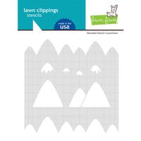 Lawn Fawn - Stencils - Mountain