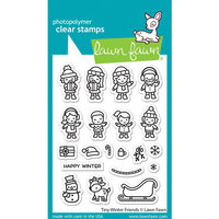 Lawn Fawn - Clear Photopolymer Stamps - Tiny Winter Friends