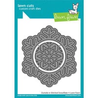 Lawn Fawn - Lawn Cuts - Dies - Outside In Stitched Snowflake