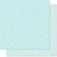 Lawn Fawn - Flower Market Collection - 12 x 12 Double Sided Paper - Delphinium