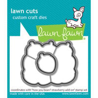 Lawn Fawn - Lawn Cuts - Dies - How You Bean Strawberries Add-On