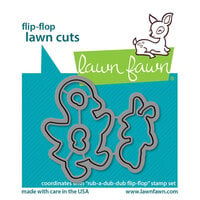 Lawn Fawn - Lawn Cuts - Dies - Rub-A-Dub-Dub Flip-Flop