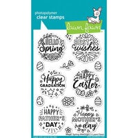 Lawn Fawn - Clear Photopolymer Stamps - Magic Spring Messages