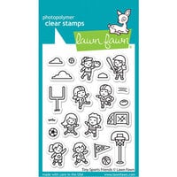 Lawn Fawn - Clear Photopolymer Stamps - Tiny Sports Friends