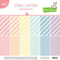 Lawn Fawn - Stripes 'n Sprinkles Collection - 12 x 12 Collection Pack
