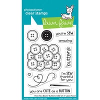 Lawn Fawn - Clear Photopolymer Stamps - How You Bean Buttons Add-On