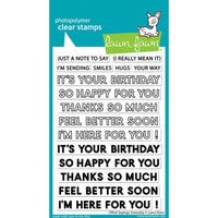 Lawn Fawn - Clear Photopolymer Stamps - Offset Sayings - Everyday