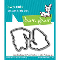 Lawn Fawn - Halloween - Lawn Cuts - Dies - Wolf Before n Afters