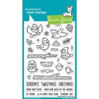 Lawn Fawn - Clear Photopolymer Stamps - Winter Birds