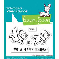 Lawn Fawn - Christmas - Clear Photopolymer Stamps - Flappy Holiday