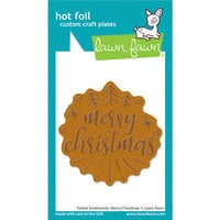 Lawn Fawn - Christmas - Hot Foil Plates - Merry Christmas