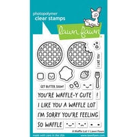 Lawn Fawn - Clear Photopolymer Stamps - A Waffle Lot