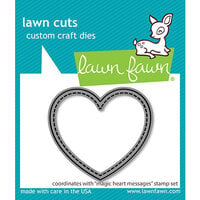 Lawn Fawn - Lawn Cuts - Dies - Magic Heart Messages